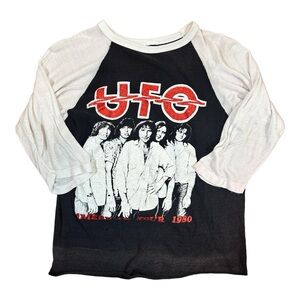 Vintage 1980 UFO American Tour T-shirt - XS	(16" x 20")